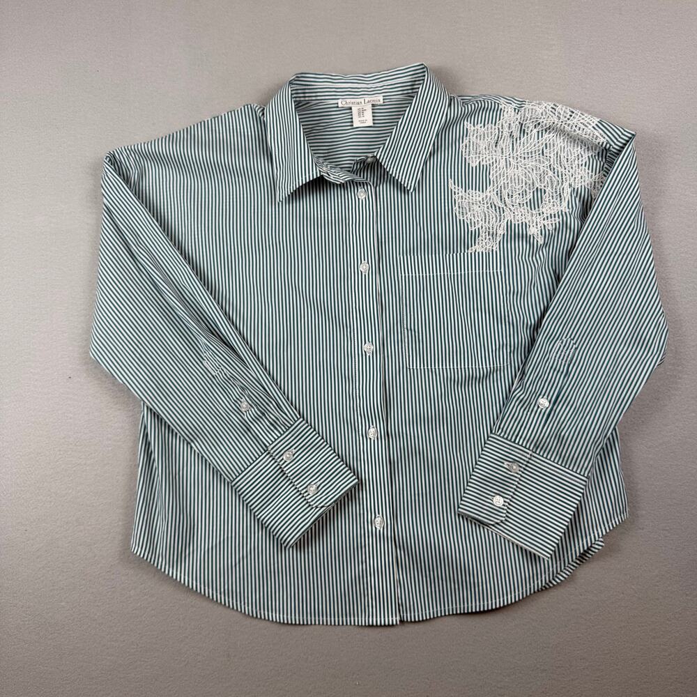 Christian Lacroix Vintage Striped Shirt Women’s M